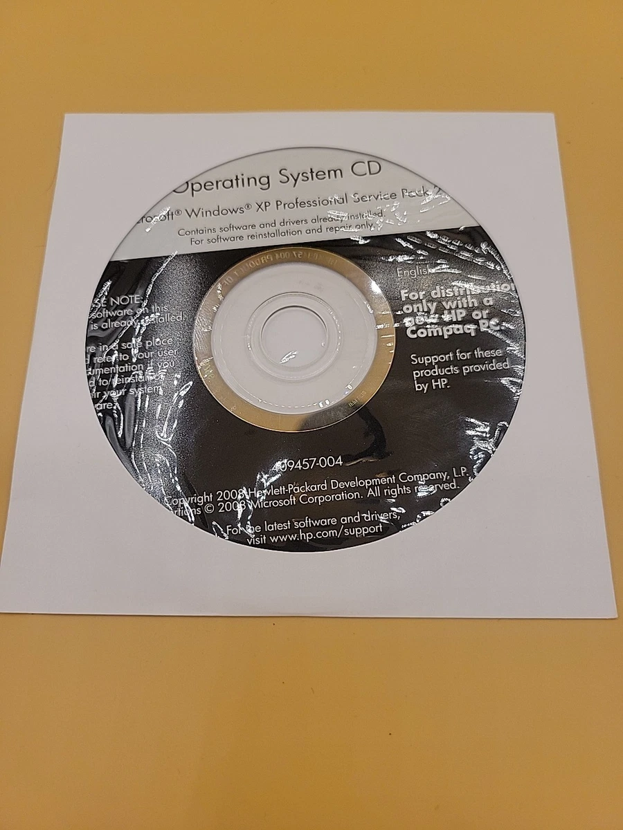Microsoft Windows XP 64-bit CD Operating System Software for sale