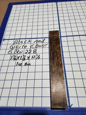 Black and White Ebony  Wood turning  blank  1 7/8" x 1 7/8 " x 12 1/2" EBW228