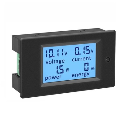 KETOTEK Digital Voltmeter Amperemeter 12V 100A DC Watt LCD Anzeige Messgerät