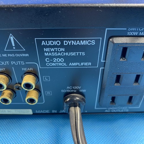 Audio Dynamics C-200 Amplificatore di controllo del suono surround - Foto 5 di 6