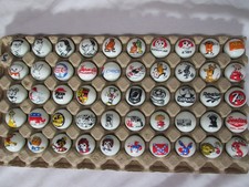 50 Advertising Cartoon Logo 1 Inch Marbles Great For Collecting / Resale lot 5