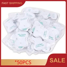 50PCS Snap On Replacement Pads For Massager & Electrode Pads TENS Unit NEW