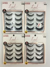KISS Lash Couture Faux Mink False Eyelashes Multipack, KCUR02 82754, 4/PACKS