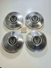 4 1970s Pontiac Firebird Aluminum Hubcaps 4 1970s Pontiac Firebird Aluminum Hubcaps