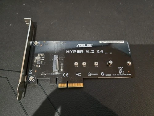 ASUS Hyper M.2 x4 SSD Expansion PCIe Card