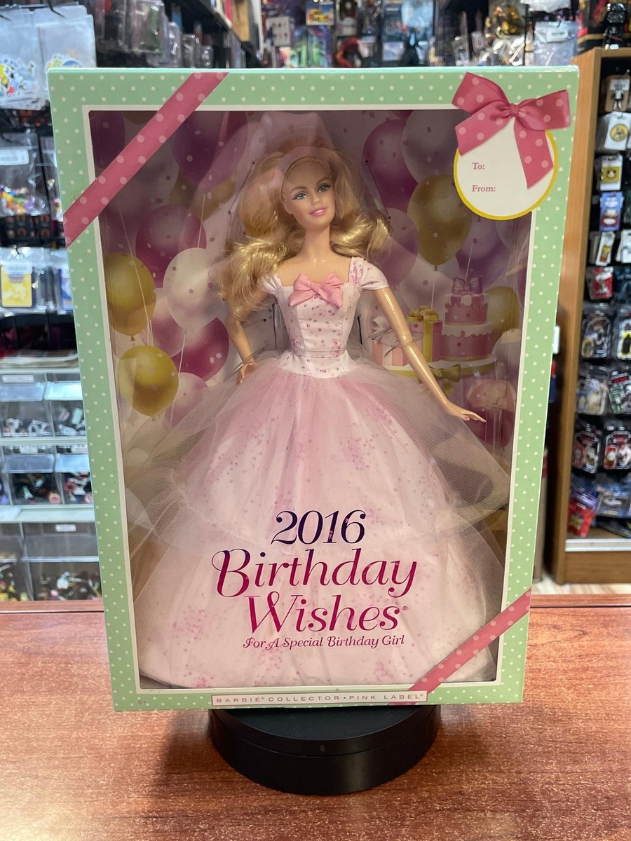 Mattel DGW29 2016 Birthday Wishes Toys Barbie Doll for sale online