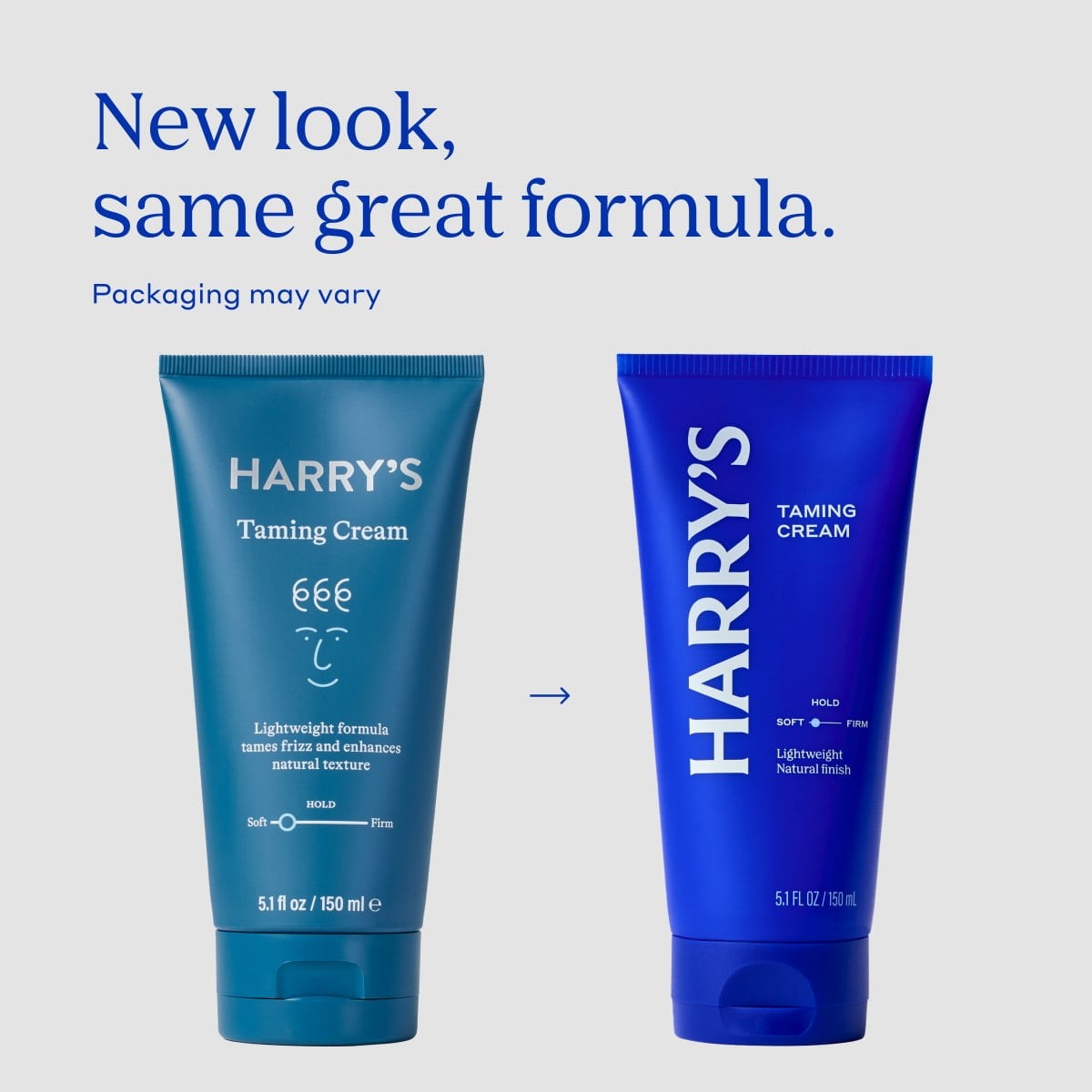 Harry's Men's Hair Taming Cream, Soft Hold with Natural Finish