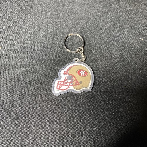 Vintage NFL Double Sided Keychain San Francisco 49ers Helmet - Picture 2 of 2