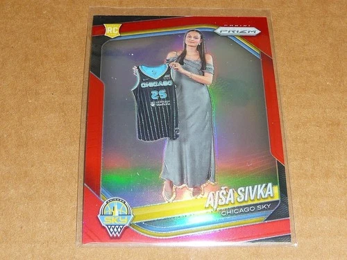 2025 Panini Prizm WNBA AJSA SIVKA RED PRIZM SKY 202/299 #85