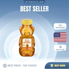 Clover Honey, 12 Oz - Lightweight Bottle, Simple Sweetness for All Ages