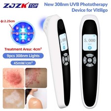 308nm UVB Ultraviolet Light Therapy Device 9 Diodes 45mW/cm  for Skin Repair