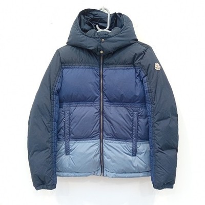 Moncler Rouve Kids Down Jacket 14 Years Boys Navy Blue Hooded