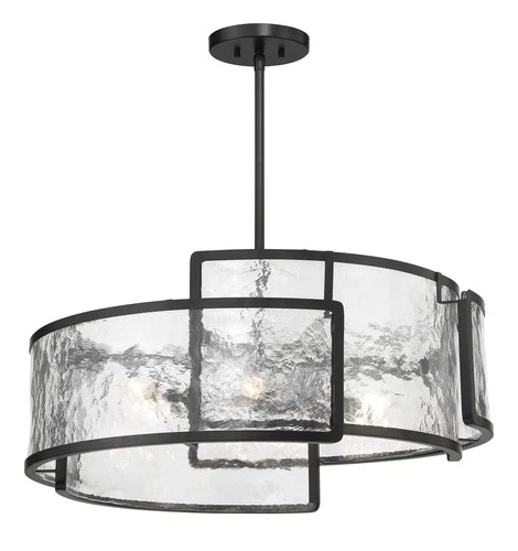 Minka Lavery 5267 Bella Collina 6 Light 28"W Pendant - Coal - Picture 9 of 11