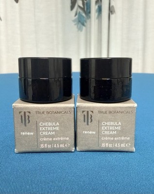 True Botanicals Renew Chebula Extreme Cream .15 fl oz 4.5mL Travel New In Box X2