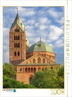 Calvendo Puzzle Speyer Cathedral | 1000 Pieces, Finished Size 25.2 × 18.9 In (64