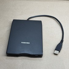 Tested Working Black Toshiba PA3109U-1FDD USB External 3.5" Floppy Disk Drive