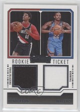2023 Contenders Rookie Ticket Dual Swatches Scoot Henderson Cason Wallace 0ym3