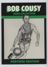 1992 Card Collection Preview Edition Bob Cousy (Serial #'d) #12 HOF 0q3