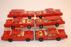 6 Vintage 1970's Matchbox Lesney Fire Chief Cars MERCURY PARK LN / STATION WAGON