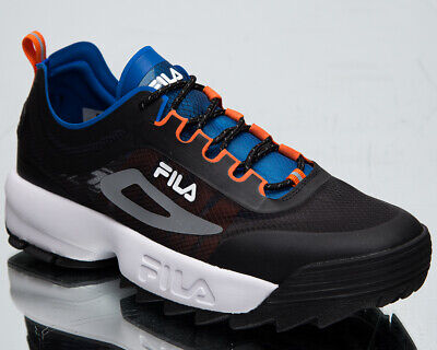 fila men's disruptor run black