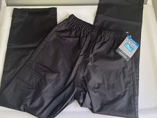 Columbia Kids Rain Pants Waterproof Black Size Small 8 Cypress Brook NEW