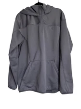 Under Armour Hoodie Mens Size Large Graphite Gray Tactical Quarter Zip Fleece