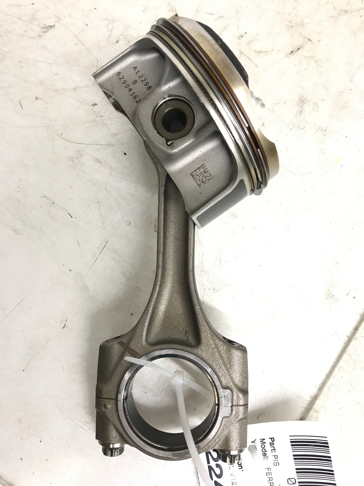 2017-2020 FERRARI GTC4LUSSO (A) 6.3L V12 PISTON HEAD CONNECTING ROD 62904162 OEM