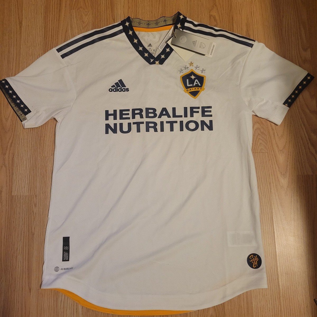 adidas LA Galaxy サッカーシャツ Mサイズ adidas (アディダス) サッカーウェア(トップス) メンズ SIZE XL