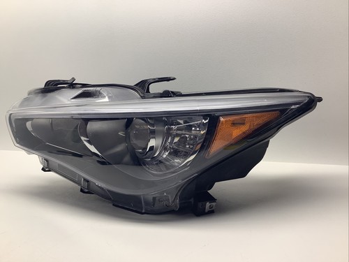 Aftermarket 2014-2017 Infiniti Q50 Headlight Left Driver Halogen LED Non AFS - Picture 3 of 10