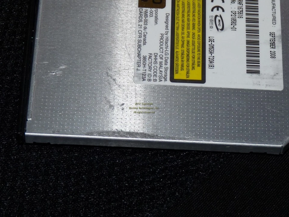 Quemador de DVD FUJITSU MODULAR BAY DL E8410 S7110 S7211 T4020 T4220 ST5000'S DOCKS Foto 4 de 4