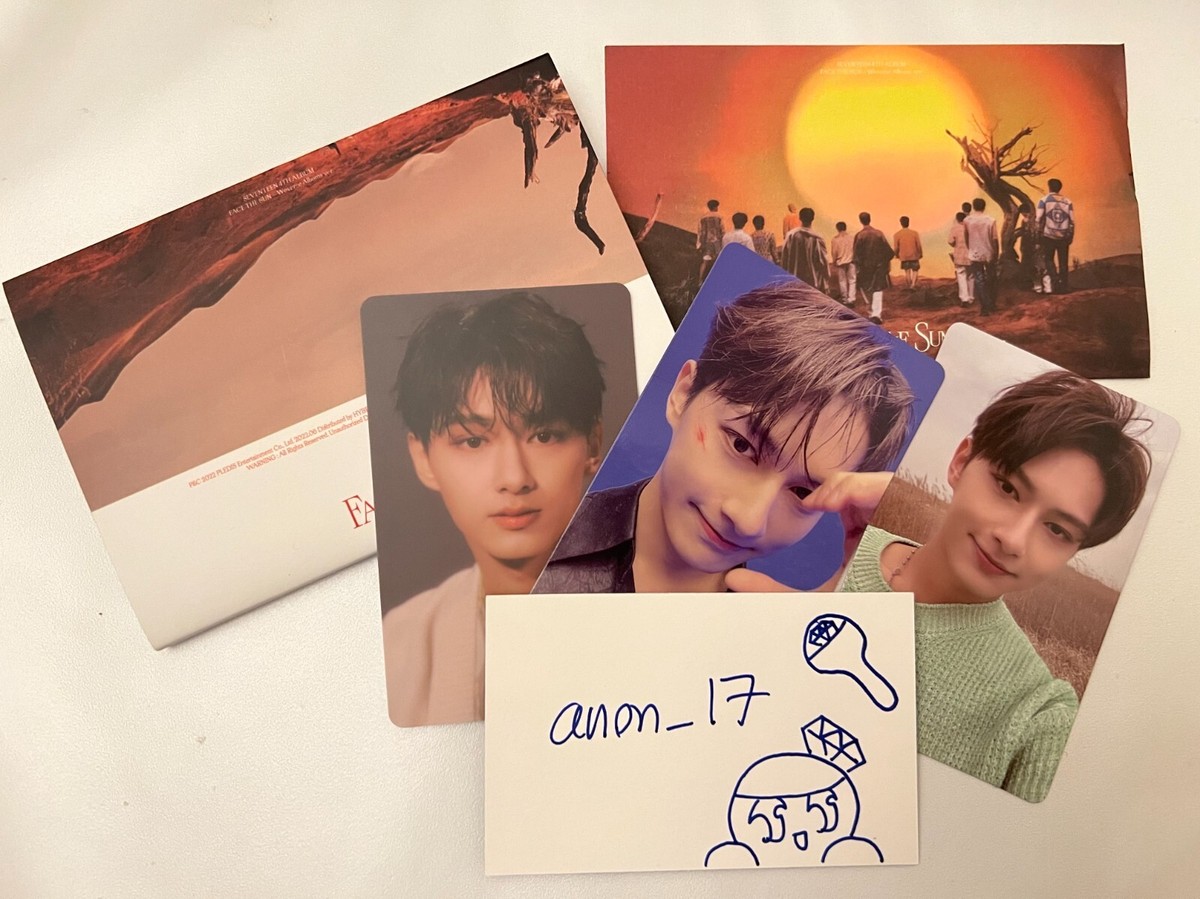 SEVENTEEN トレカ　ディエイト　face the sun weverse SEVENTEEN Photo Card 4th Album Face the Sun Weverse Japan