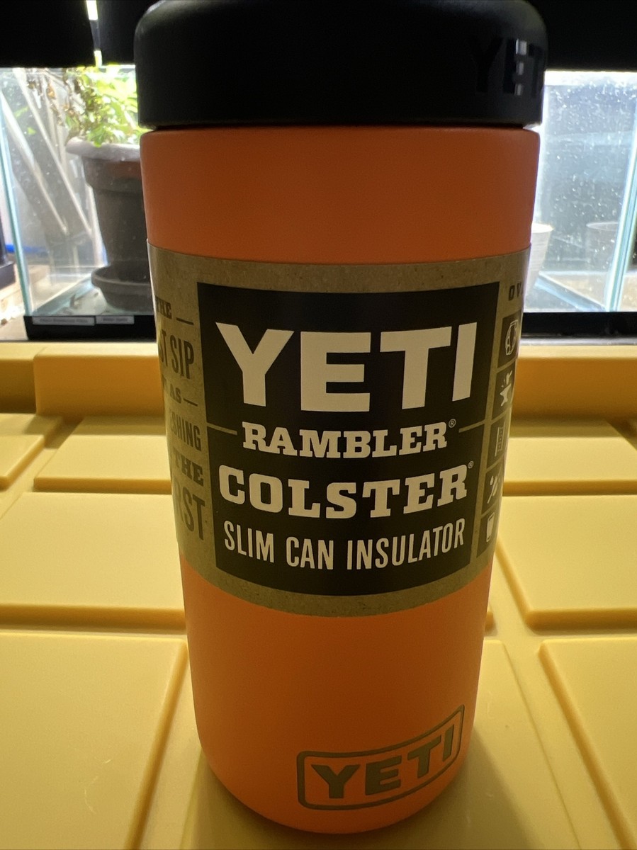 YETI Rambler 12oz Colster SLIM Can Insulator King Crab Orange | eBay