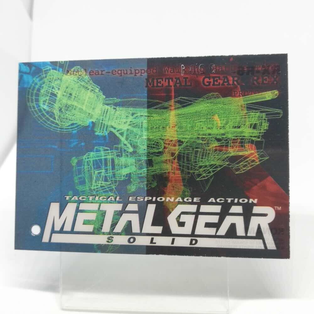 069 Metal Gear Rex Metal Gear Solid Trading card Plastic Back