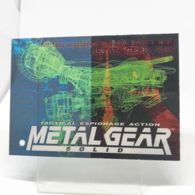 069 Metal Gear Rex Metal Gear Solid Trading card Plastic Back