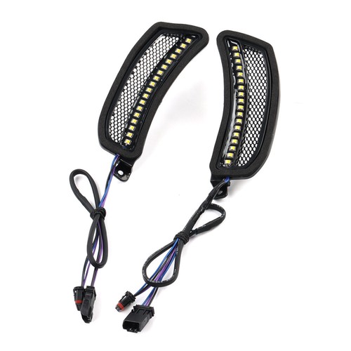 LED Fairings Vent Amber Light For Harley Softail Low Rider ST FXLRST 2022-2024 - Picture 12 of 13