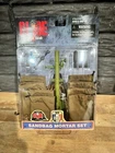 G.I. Joe Sandbag Mortar Battle Gear Set for 12" Figure 1998 Hasbro #57084