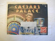 Caesars Palace Virgin Games Nintendo NES Original Instruction Manual Only