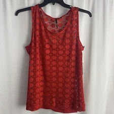 Skyes The Limit Womens Red Tank Top Multiple Sizes