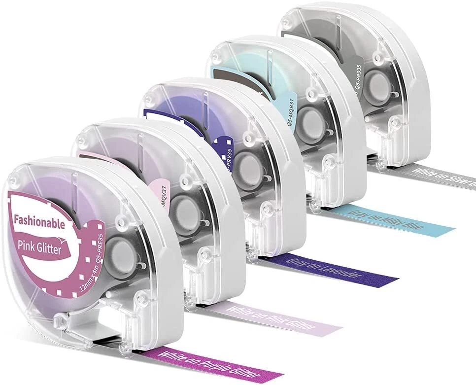 DYMO LetraTag 100H and Phomemo P12 Bluetooth Label Maker Tapes