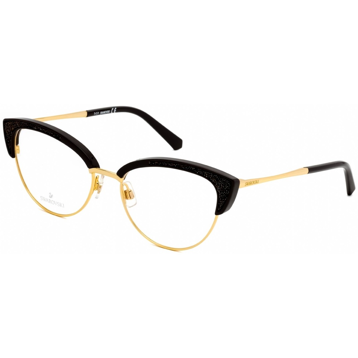 Swarovski Women\'s Glasses in Black and Brown Swarovski SK5300 052 Eyeglasses Tortoise 54mm Wome... | Lens  main image 3