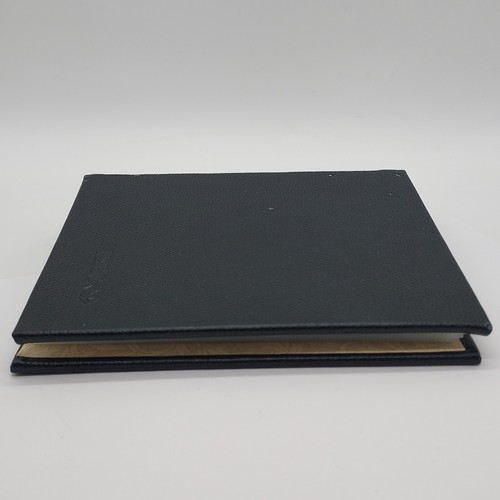 Tiffany & Co. Photo Album 4" By 6" Binder HSBC Bank - Black Leather - 18 Pages - Picture 14 of 14