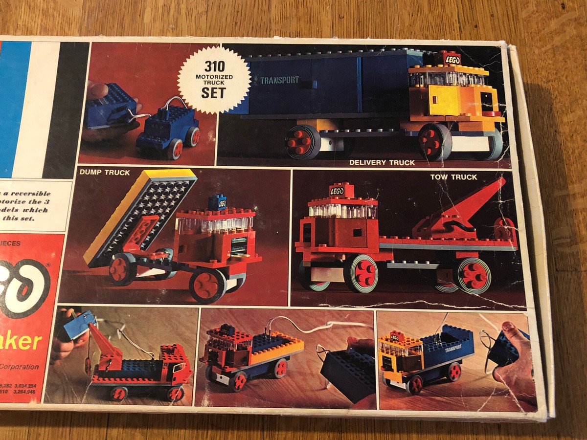 Vintage 1960s LEGO 285 and 310 EMPTY BOXES ONLY Building Toy and