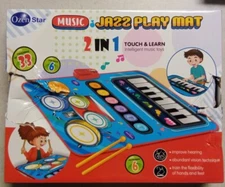 Baby Toys ,Musical Piano Mat 1+ Age, 2 in 1 Touch & Learn. Box slightly Damaged.
