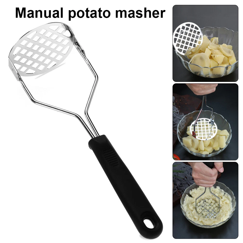 Potato Vegetable Strong Masher Kitchen Mainstay-Gadget Hand Tool 9.8 Metal