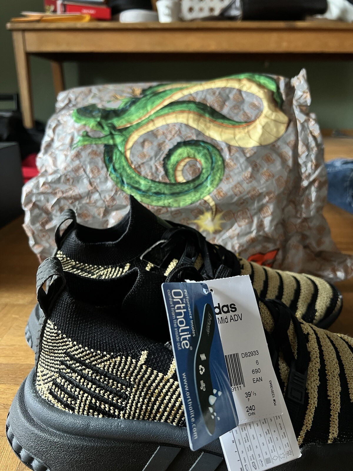EU Größe 39.5 - adidas Dragon Ball ZxEQT Support ADV Primeknit Mid Super Shenron