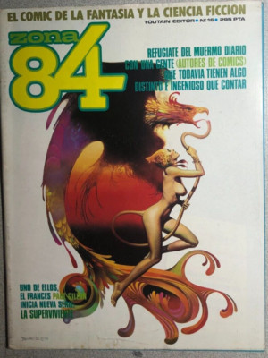 ZONA 84 #16 (1980s) Spanish language comics magazine Jeff Jones VG+