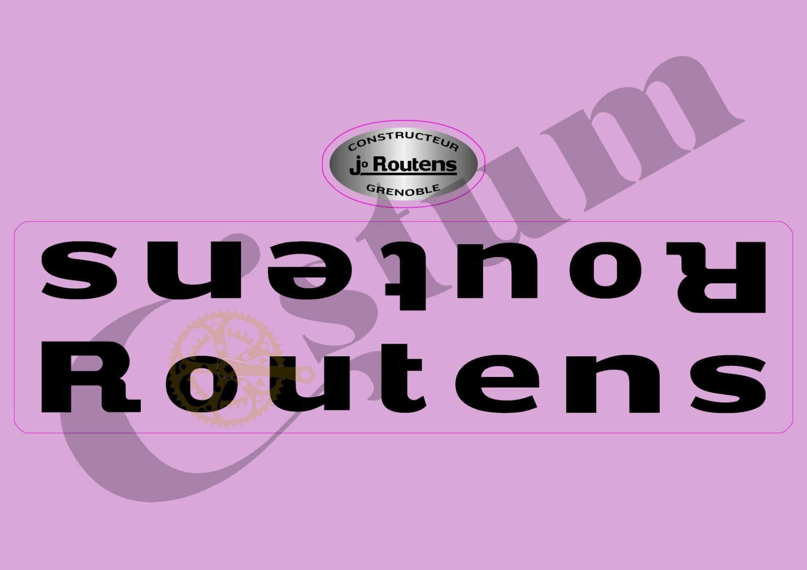 Stickers vélo Jo Routens pour rouler avec élégance lors des rassemblements cyclistes vintage