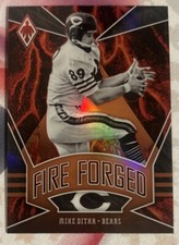 2020 Panini Phoenix Mike Ditka Fire Forged Orange /99 #1 HOF