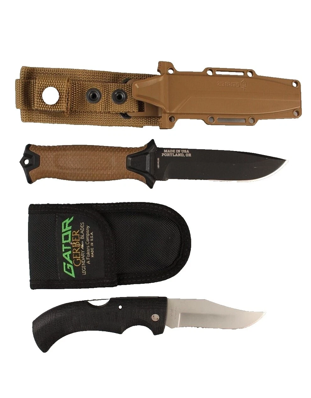 Gerber Original Collectible Vintage Factory Manufactured Fixed Blade Knives