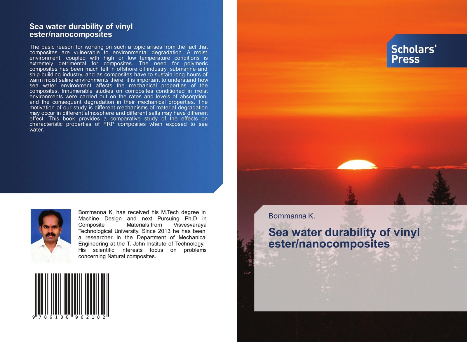 Thumbnail - Bommanna K. | Sea Water Durability Of Vinyl Ester/nanocomposites |